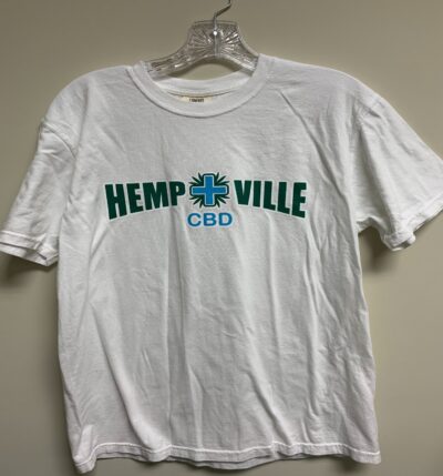 Hemp+Ville T-Shirt - CBD with Classic Logo - Image 3